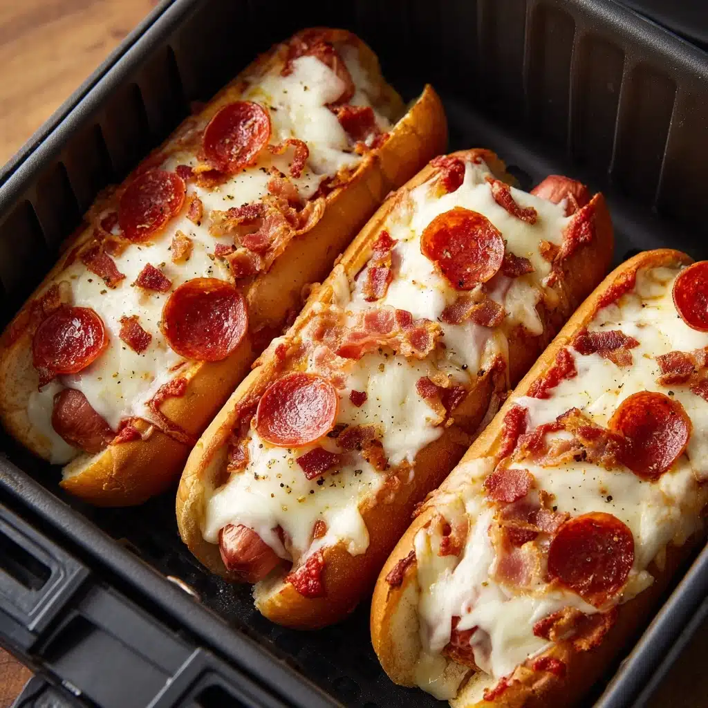 Air Fryer Pizza Dogs Recipe - Recipe Image