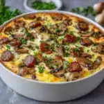 Hamburger Mushroom Bake Recipe