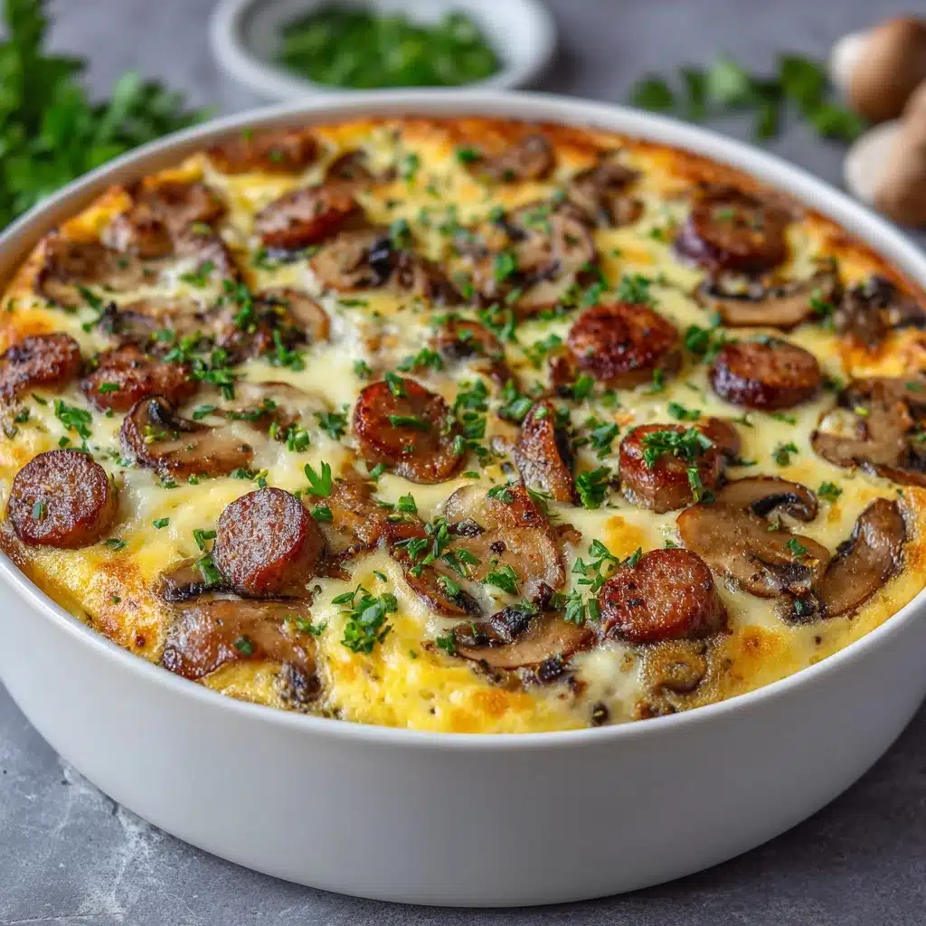 Hamburger Mushroom Bake Recipe