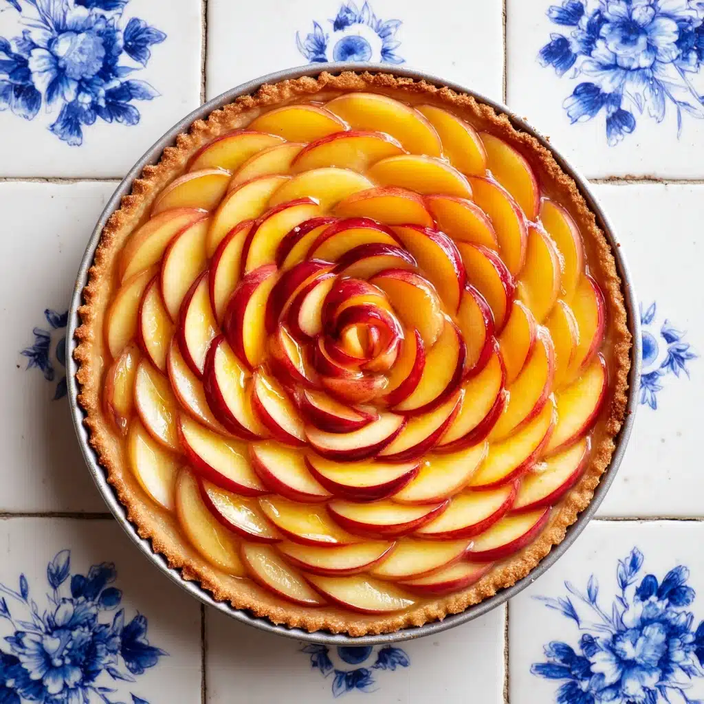 Peach Fillo Crinkle Pie Recipe - Recipe Image