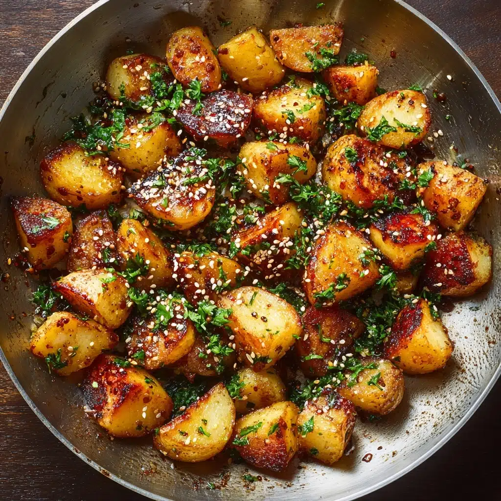 Sriracha Glazed Roast Potatoes Recipe - Recipe Image