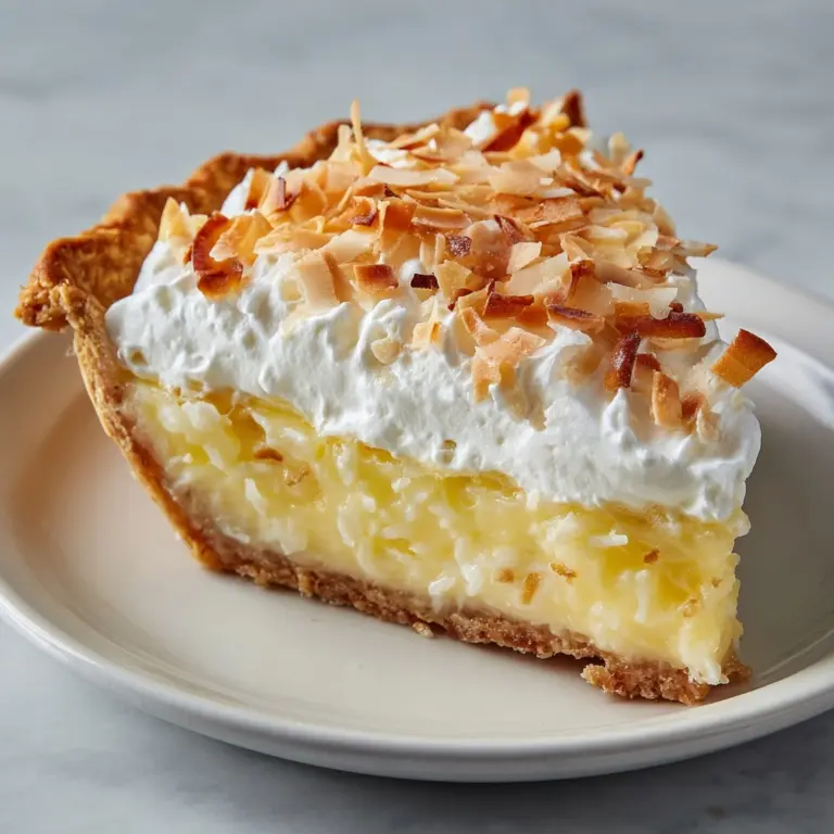Grandma’s Homemade Coconut Cream Pie Recipe