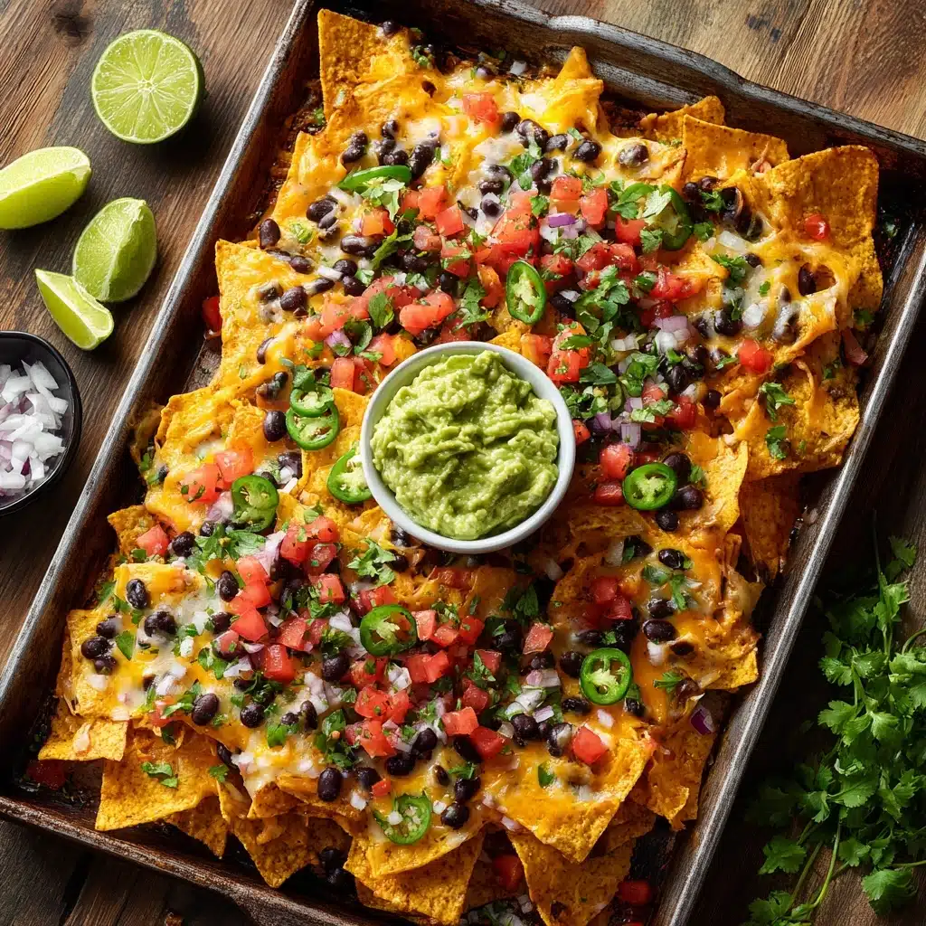 Spicy Black Bean Nachos Recipe - Recipe Image