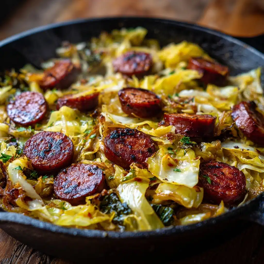 Fried Cabbage Recipe with Sausage Recipe - Recipe Image