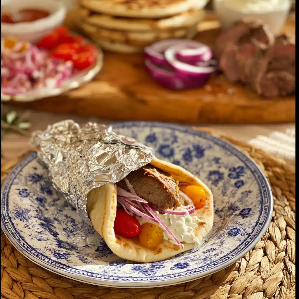The Ultimate Greek-American Gyro Pita Recipe - Recipe Image