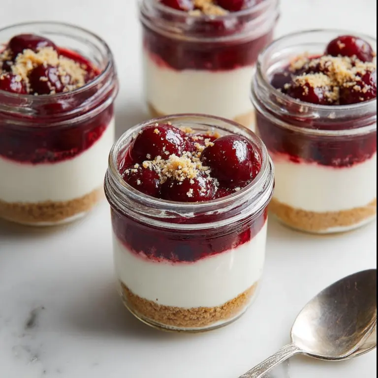 Healthy No Bake Cheesecake in a Jar Recipe