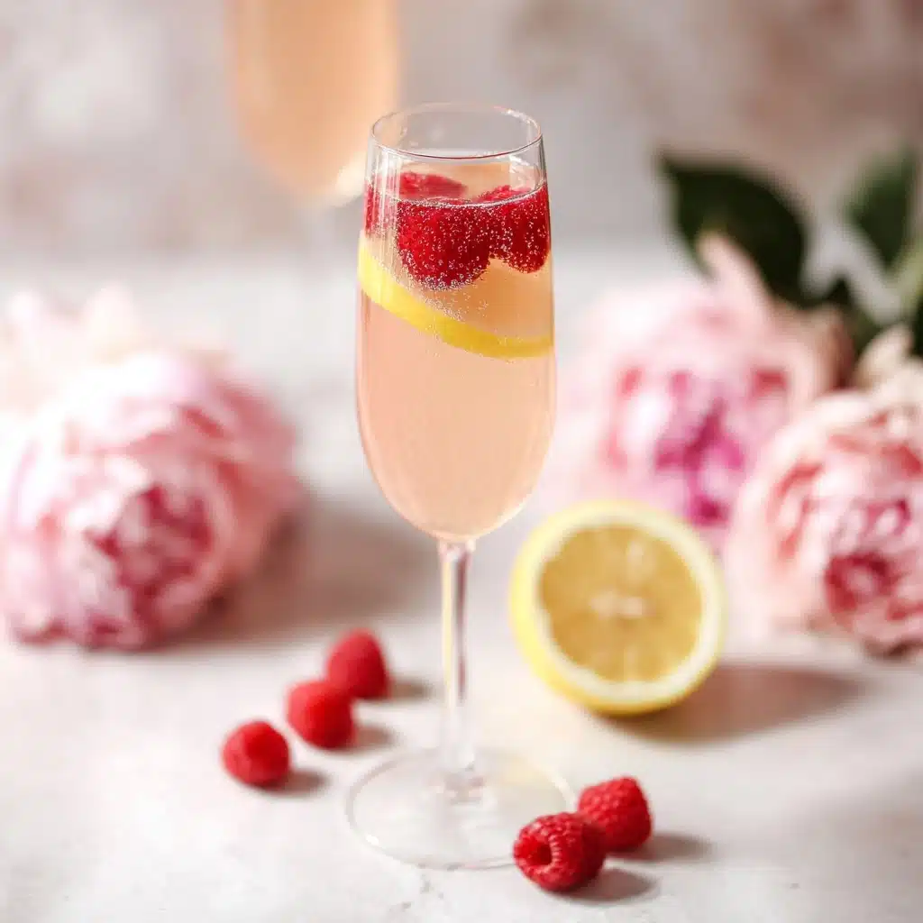 Pink Lemonade Mimosas Recipe - Recipe Image