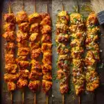 Garlic Parmesan Chicken Skewers Recipe