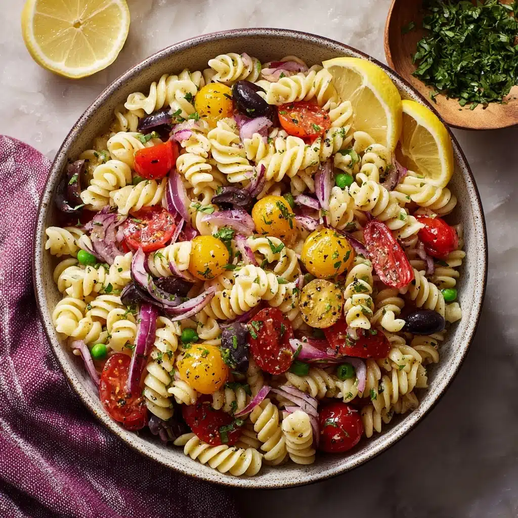 Healthy Creamy Pasta Salad Recipe - Recipe Image