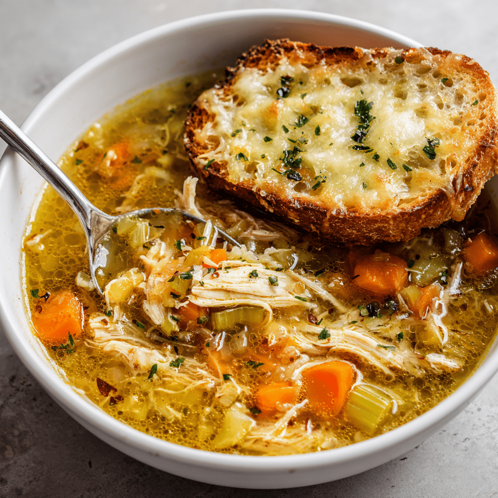 French Onion Chicken Soup Recipe - Recipe Image