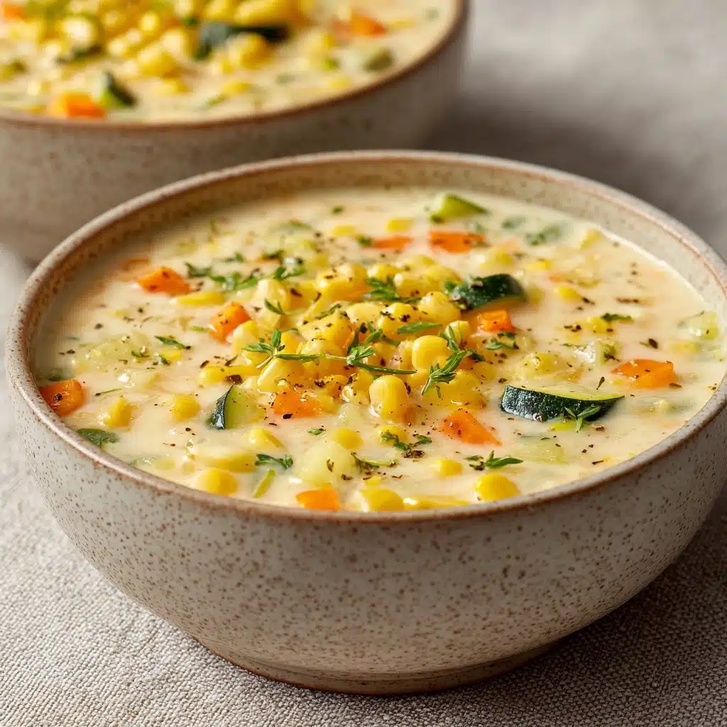 Zucchini Corn Chowder Recipe - Recipe Image