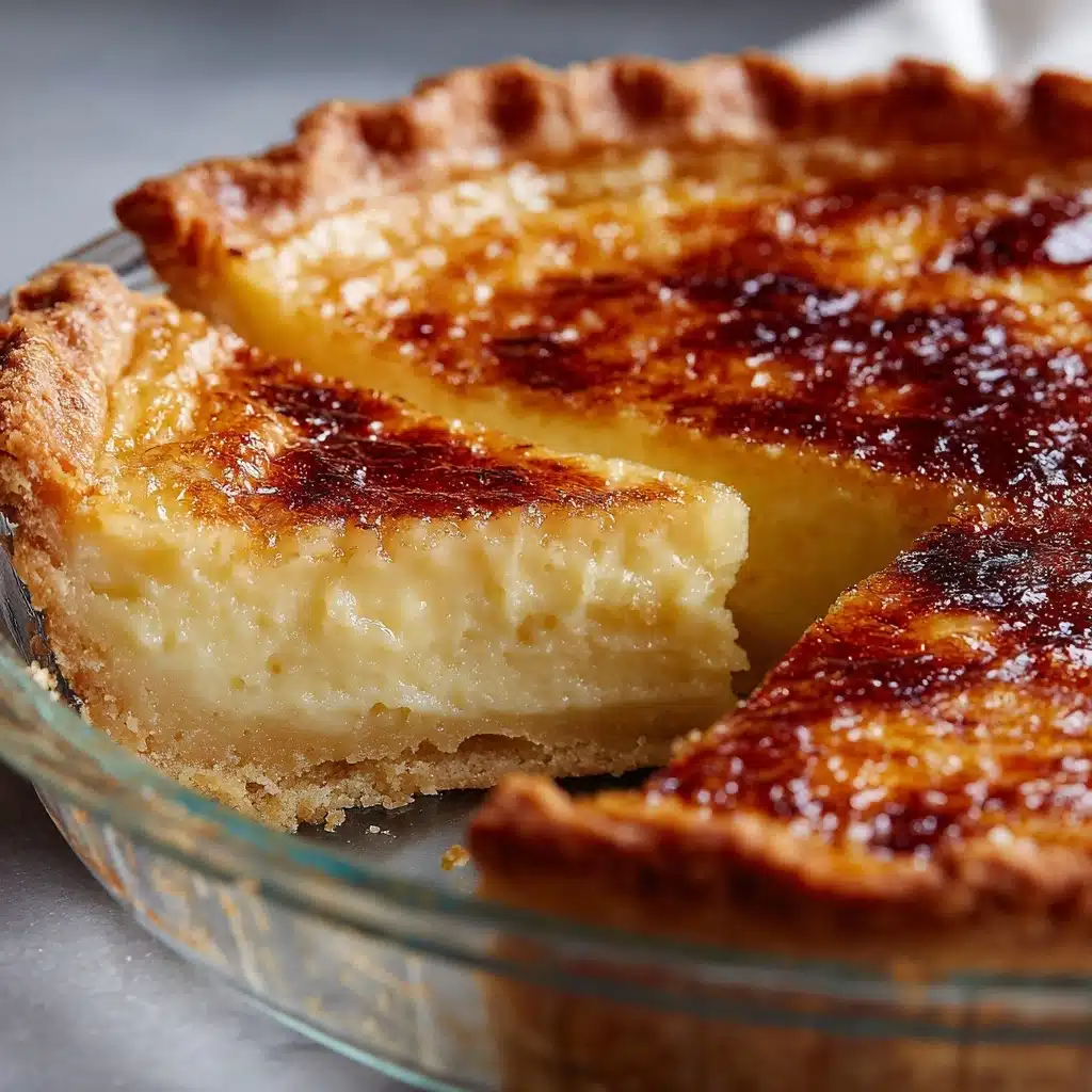 Old-Fashioned Egg Custard Pie Recipe – Homemade Dessert Recipe - Recipe Image