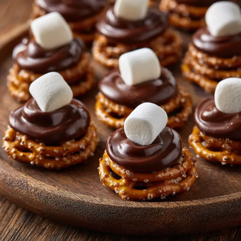 S'mores Pretzel Bites Recipe