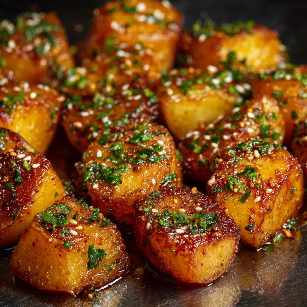 Sriracha Glazed Roast Potatoes Recipe - Recipe Image
