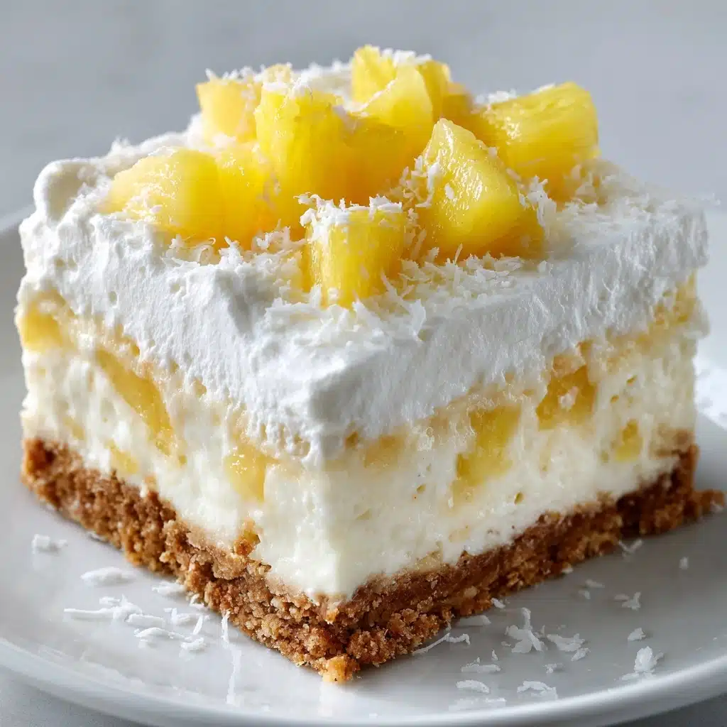 No-Bake Pineapple Cream Dessert Recipe - Recipe Image