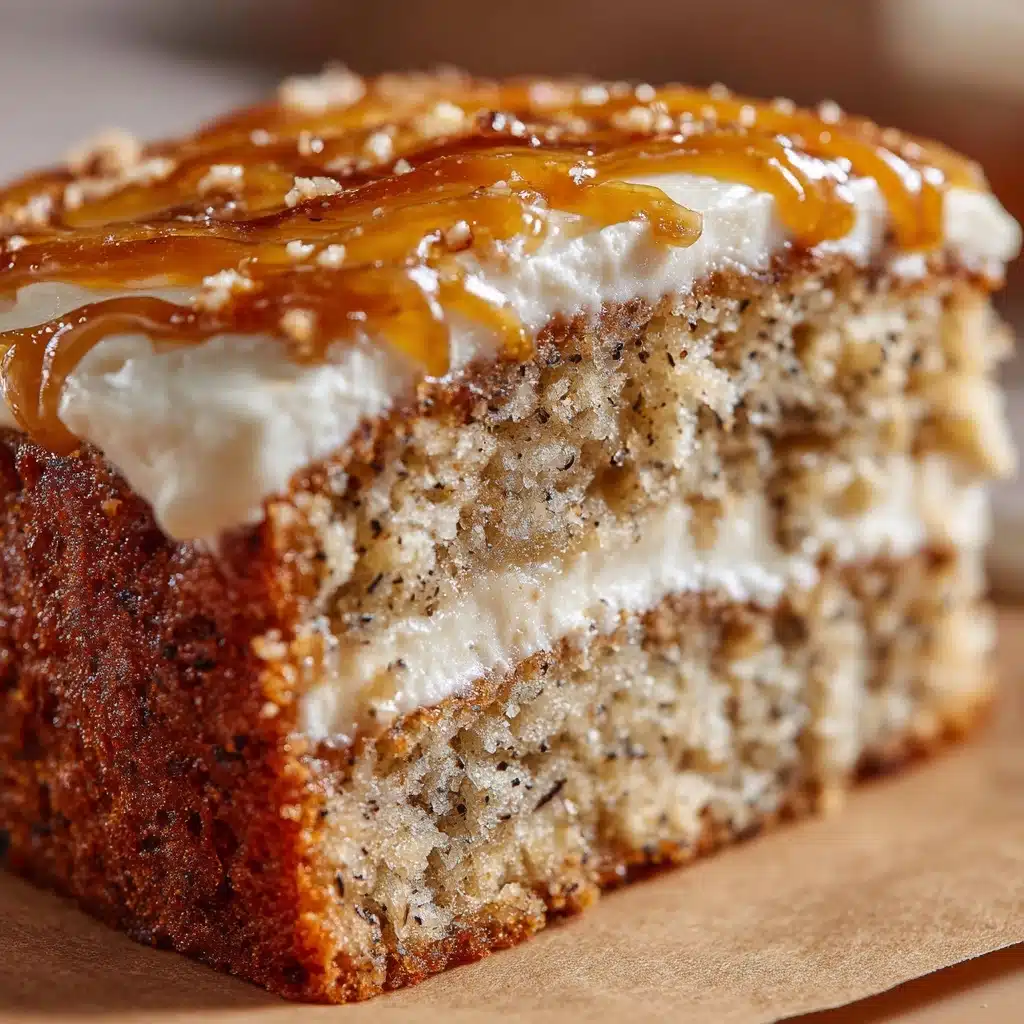 Salted Caramel Banana Cake Recipe - Recipe Image