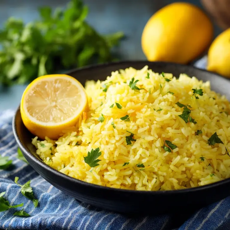 Greek Lemon Rice Recipe