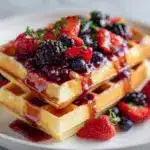The BEST and EASIEST Waffle Recipe! Recipe
