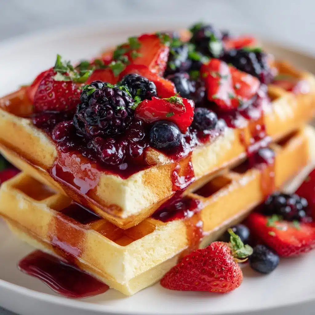 The BEST and EASIEST Waffle Recipe! Recipe