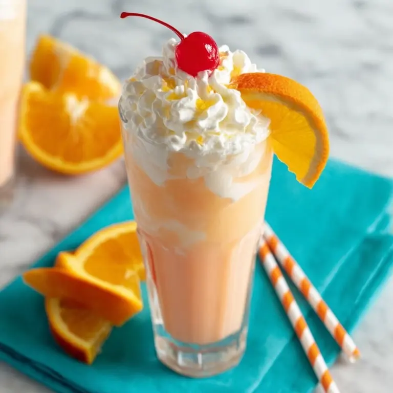 Orange Creamsicle Milkshake Recipe