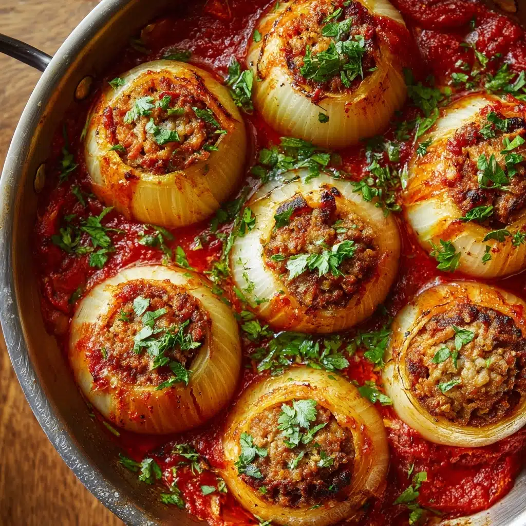 Greek Stuffed Onions (Salantourmasi) Recipe - Recipe Image