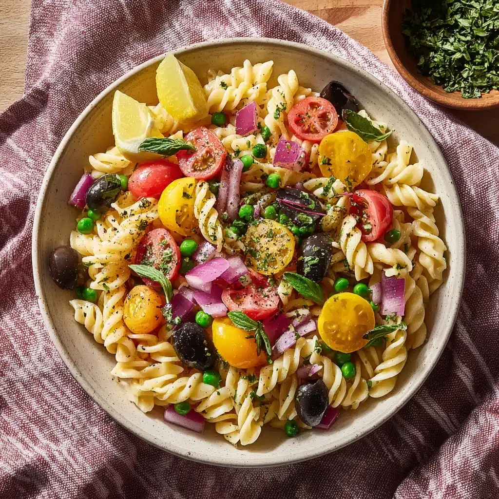 Healthy Creamy Pasta Salad Recipe