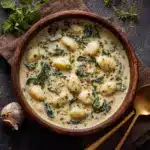 Creamy Garlic Chicken Gnocchi Soup Recipe