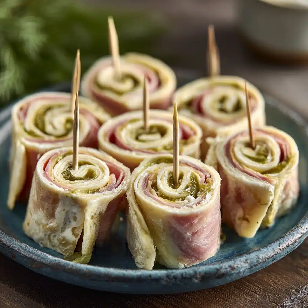 Ham and Pickle Roll Ups Recipe - Recipe Image