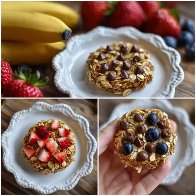 Healthy Banana Oat Muffins (3 Ingredients) Recipe