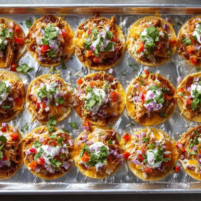 Mini Sheet Pan Tostadas Recipe