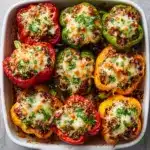 Ground Turkey Stuffed Peppers Recipe