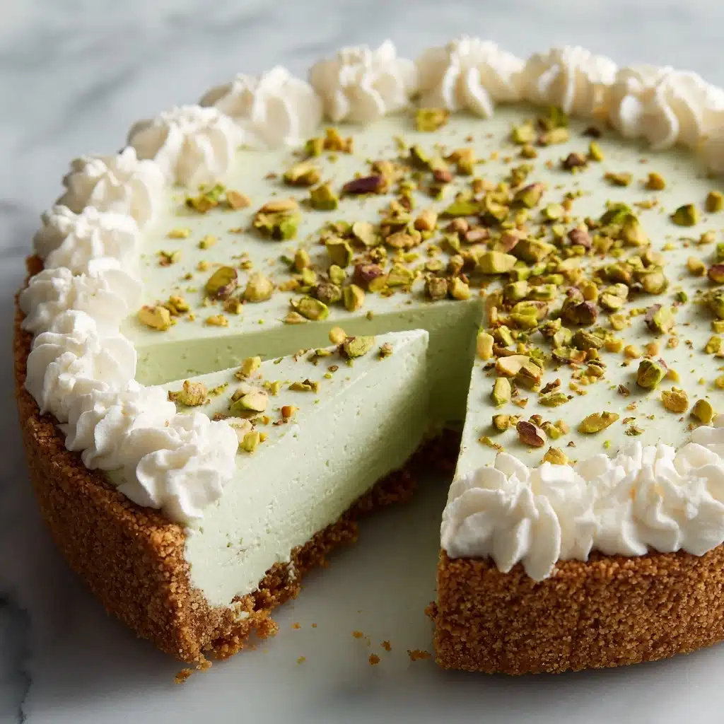 No Bake Pistachio Cream Pie Recipe - Recipe Image