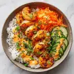 Shrimp Rice Bowls with Spicy Mayo Recipe
