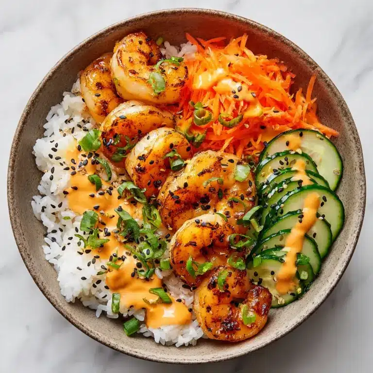 Shrimp Rice Bowls with Spicy Mayo Recipe