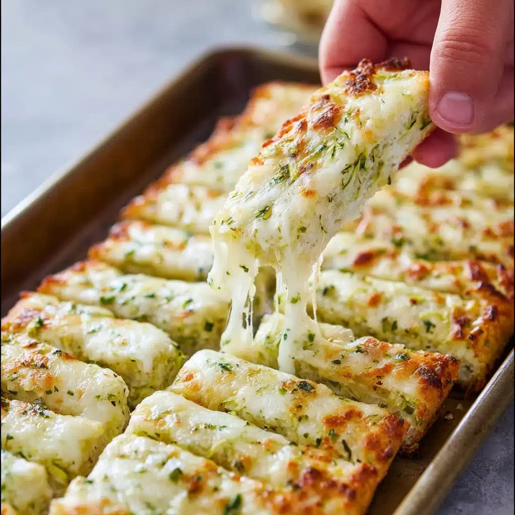 Cheesy Zucchini Breadsticks Recipe - Recipe Image