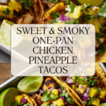 One-Pan Chicken and Pineapple Tacos Recipe