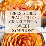 Peach Fillo Crinkle Pie Recipe