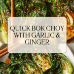 Quick Bok Choy with Garlic and Ginger Recipe