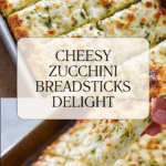 Cheesy Zucchini Breadsticks Recipe