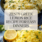 Greek Lemon Rice Recipe