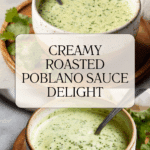 Poblano Cream Sauce Recipe