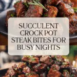Crock Pot Steak Bites Recipe