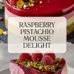 Raspberry Pistachio Mousse Recipe