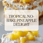 No-Bake Pineapple Cream Dessert Recipe