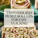 Ham and Pickle Roll Ups Recipe