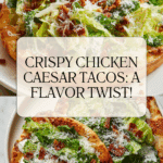 Smash Chicken Caesar Tacos Recipe