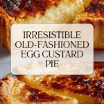 Old-Fashioned Egg Custard Pie Recipe – Homemade Dessert Recipe
