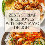 Shrimp Rice Bowls with Spicy Mayo Recipe