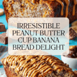 Peanut Butter Cup Banana Bread Recipe