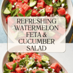 Watermelon Salad Recipe with Feta and Cucumber Recipe